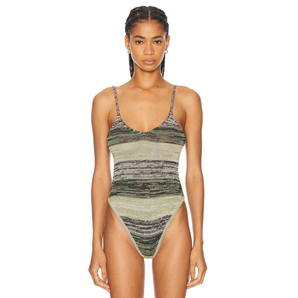 All That Remains Dakota Bodysuit Sage & Noir Green Black